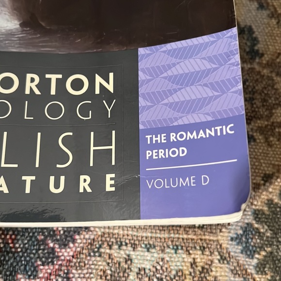 9th Ed Norton Anthology of Literature. Vol D The Romantic Period - Picture 6 of 7